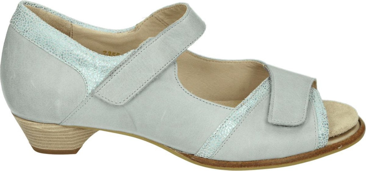 Verhulst 7355 - Volwassenen Sandalen met hakDames Sandalen - Kleur: Blauw - Maat: 40.5