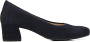 Hassia Vrouwen Suède  Pumps / Damesschoenen Blokhak hoogte 5 - 5.5 cm   - 304902 - Blauw - Maat 36