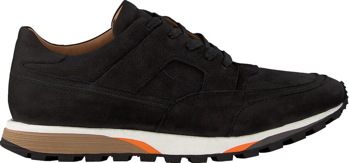 Mazzeltov Santoni Lage sneakers - Heren - Zwart - Maat 44