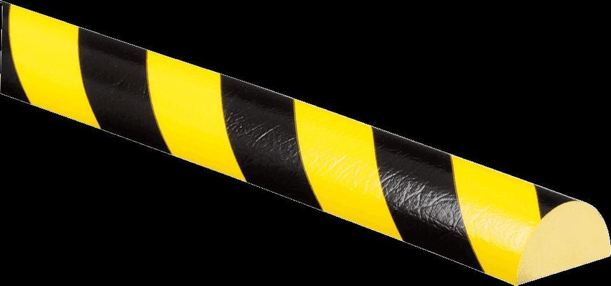 Stootrand vlakprofiel Type C+ lengte 1 m Geel