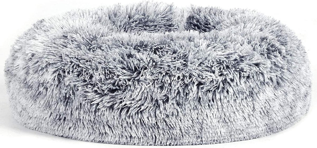 Sefaras Hondenmand - Kattenmand - Superzacht en Luxe - Wasbaar - Fluffy - Hondenkussen - Grijs - M