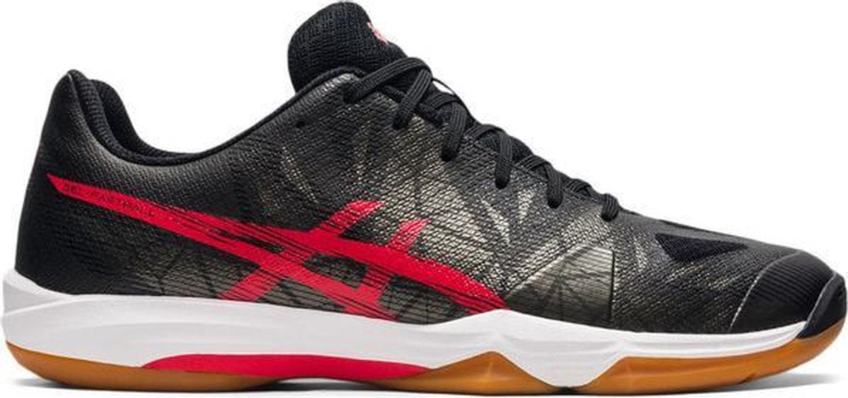 ASICS Gel-Fastball 3 - zwart/rood - maat 43.5