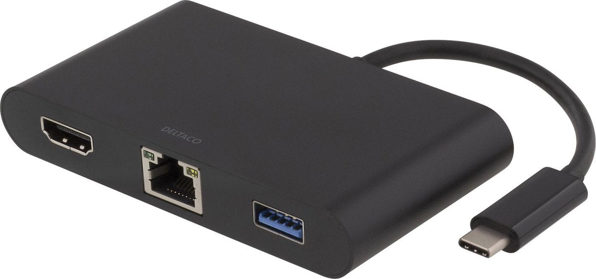 DELTACO USBC-1267 USB-C Docking station met HDMI