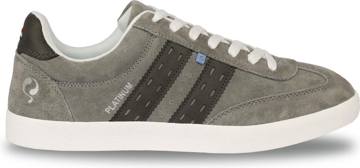 Heren Sneaker Platinum  -  Lichtgrijs/Donkergrijs