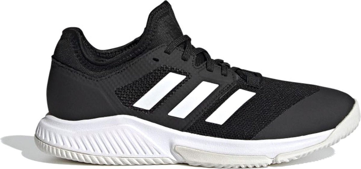 adidas Court Team Bounce  Sportschoenen - Maat 38 2/3 - Vrouwen - Zwart/Wit