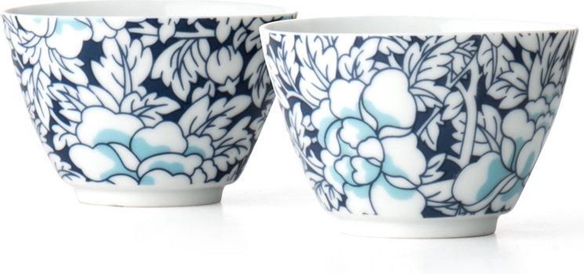 Theekopjes Yantai donkerblauw set/2