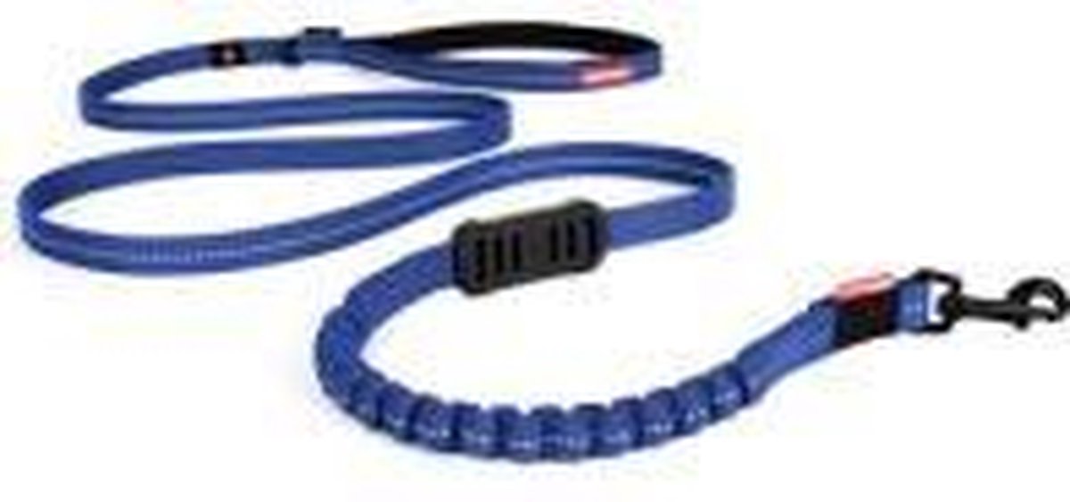 EzyDog Zero Shock LITE hondenlijn - Blauw - 180 cm