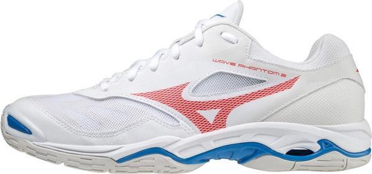 Mizuno Wave Phantom 2 - wit/blauw - maat 46