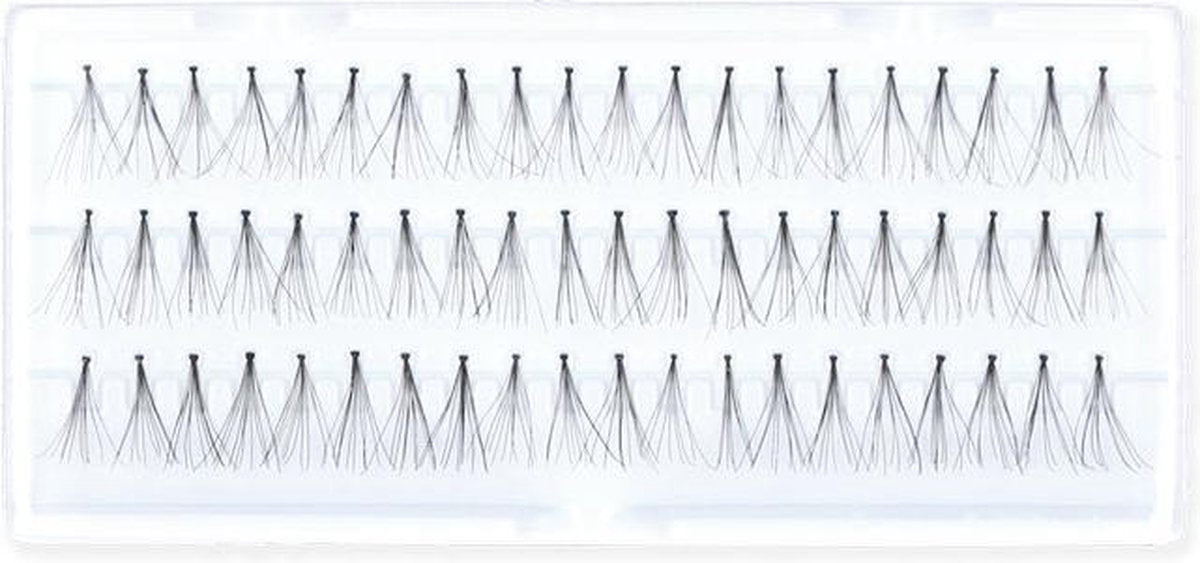 Make-up Studio Individual Eyelashes Large Nepwimpers - Zwart