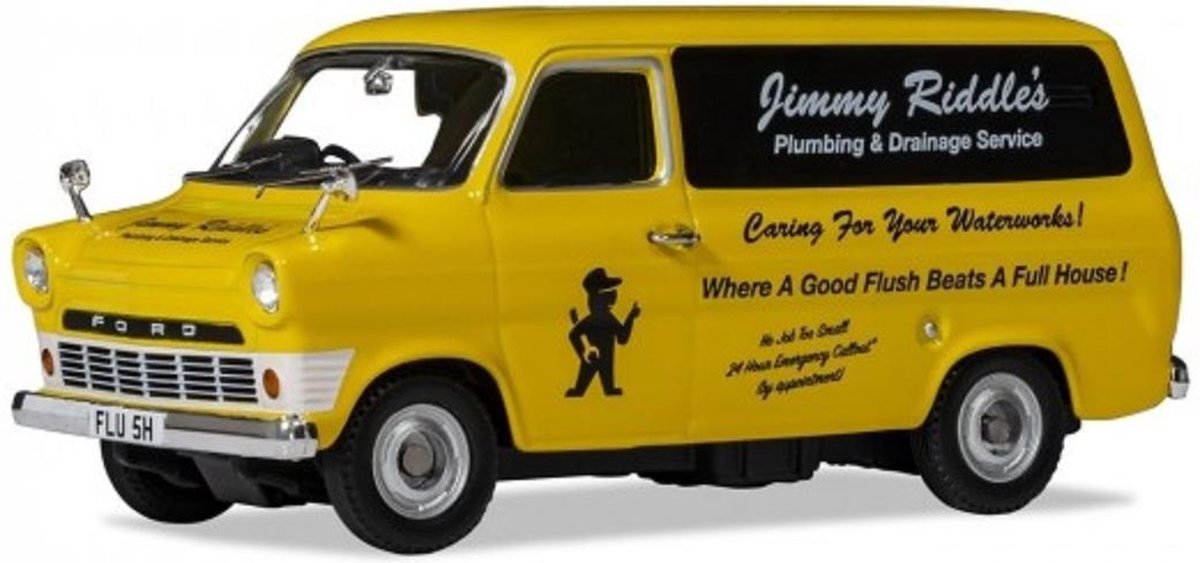 Ford Transit MK1 "Plumbers Mate" 1980 Geel 1-43 Corgi