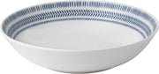R. Doulton Ellen Degeneres cobalt blue chevron pasta bord 24cm
