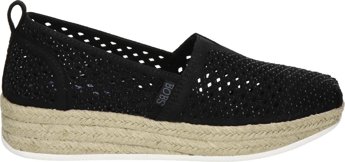 Bobs Highlights 2.0 dames espadrilles - Zwart - Maat 37