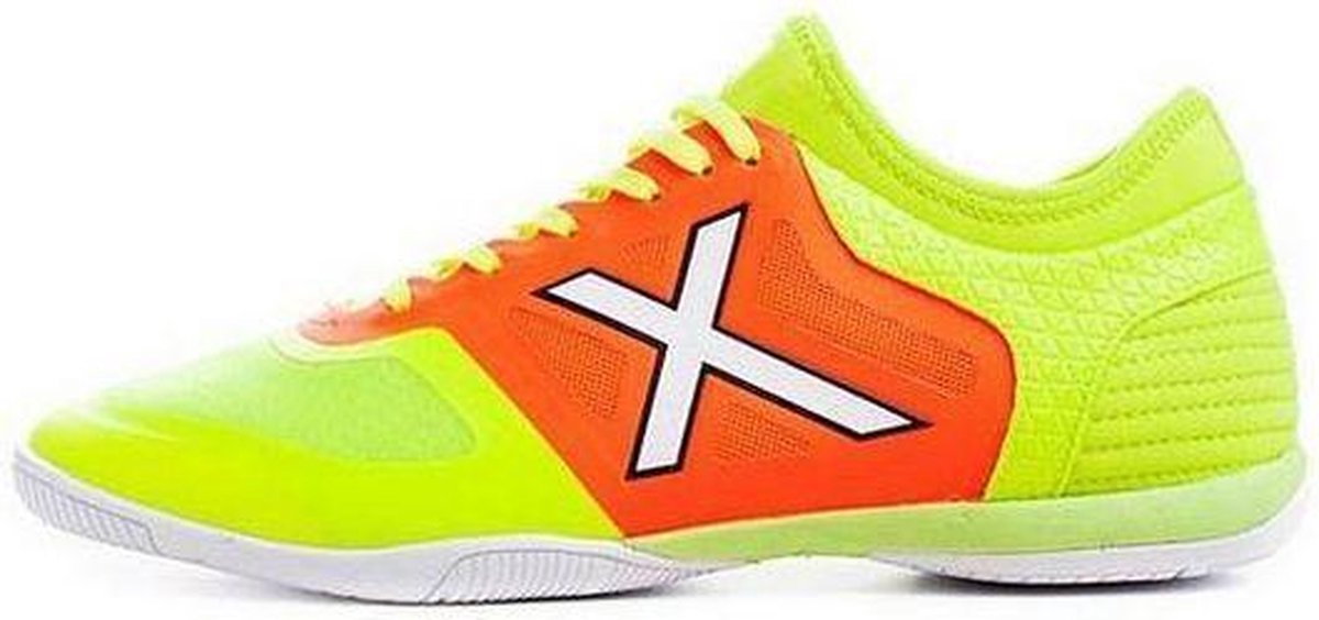 Volwassenen Zaalvoetbalschoenen Munich Tiga Indoor 23 Groen Oranje