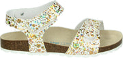Richter 8802 - Kinderen MeisjesSandalen - Kleur: Wit/beige - Maat: 40