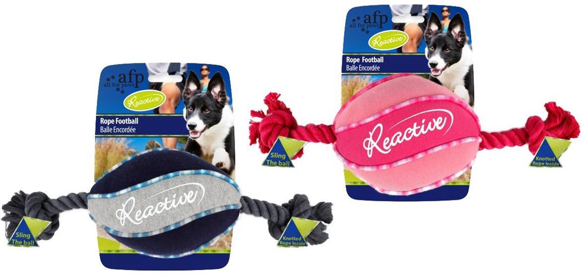 AFP Reactive Rope Football Pink