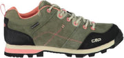 Cmp Wandelschoenen Low Alcor Dames Leer Khaki/zwart Maat 36