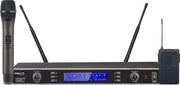 2 Kanaals draadloze microfoon/headset UHF