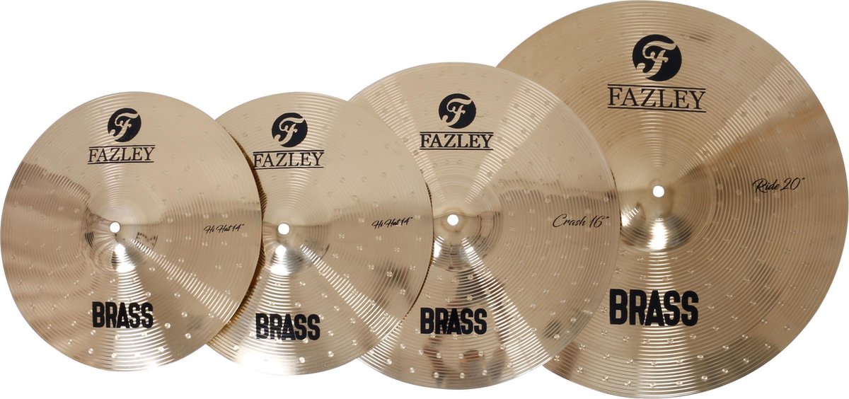 De CYM Brass Kit bestaat uit een 14 inch hihat