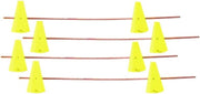 Precision Hordenset 23 Cm Pvc Rood/geel 18-delig