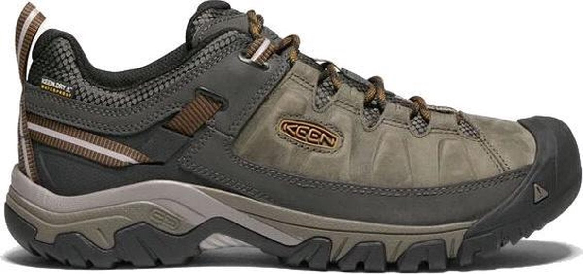 KEEN Heren Targhee III Black Olive/Golden Brown Wandelschoen - Maat 40.5
