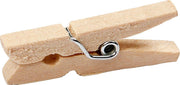 Wasknijpers. L: 30 mm. B: 3 mm. 30 pc