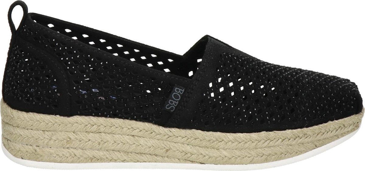 Bobs Highlights 2.0 dames espadrilles - Zwart - Maat 38