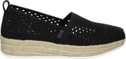 Bobs Highlights 2.0 dames espadrilles - Zwart - Maat 38