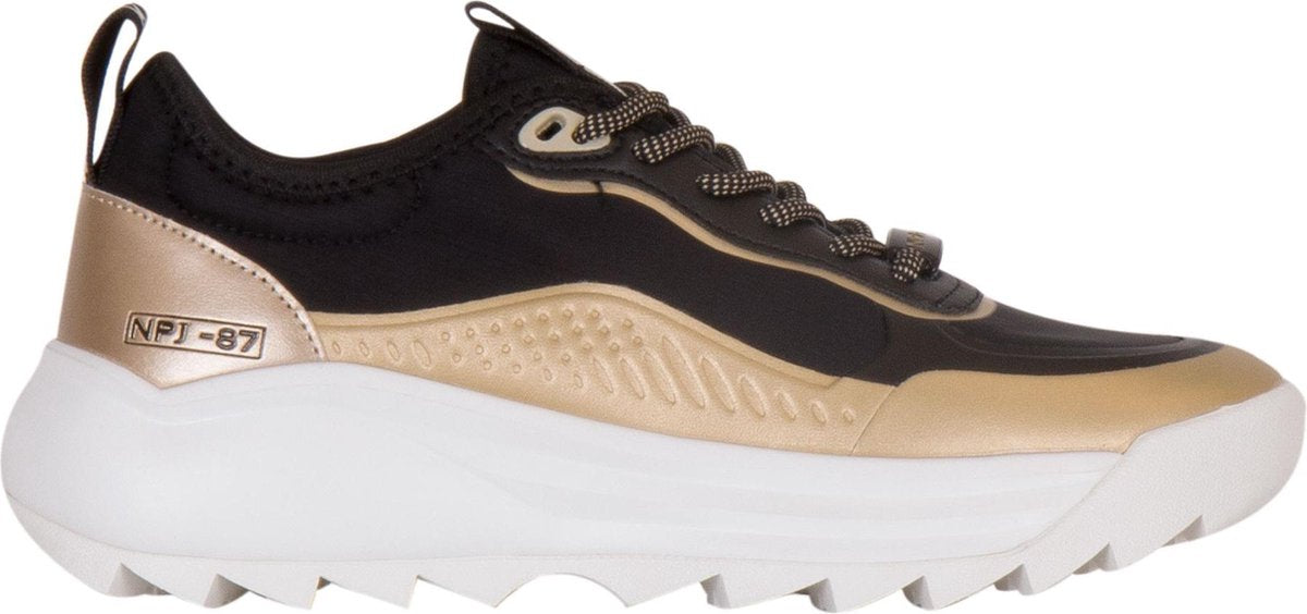 Napapijri Flint dames dad sneaker - Zwart - Maat 38