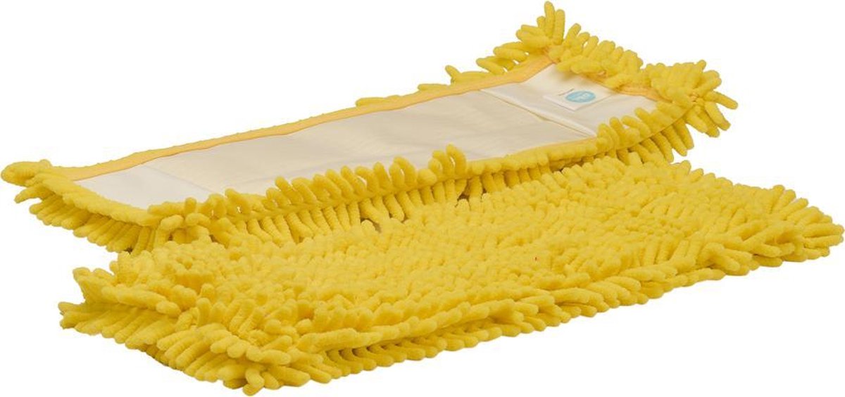 Vloermop Rasta Microvezel - 42cm - 2 Stuks - Geel