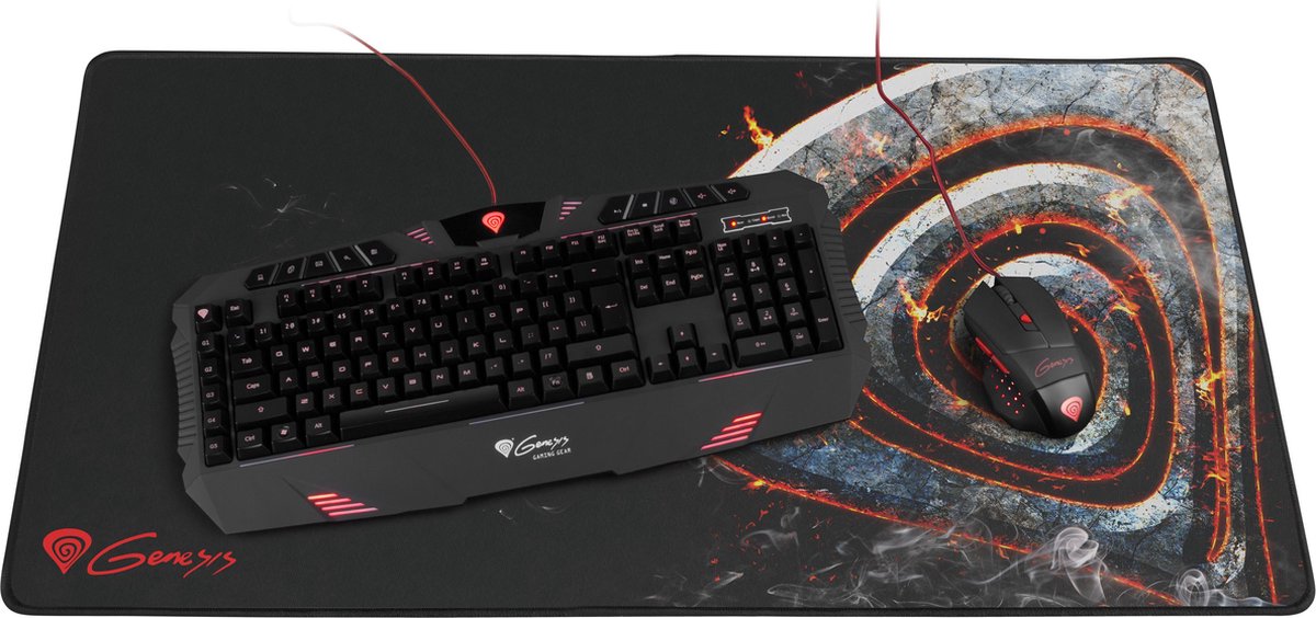 Genesis M12 Maxi Lava Gaming - Muismat
