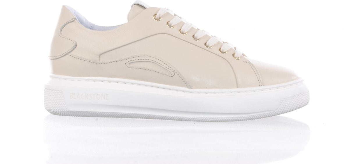 BLACKSTONE damessneaker - VL 85 - beige  - maat 40
