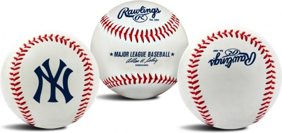 Rawlings MLB Original Team Logo Honkbal -  NY Yankees - 9 Inch