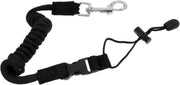 Elastische Roeispanen Leash - Sup leash - Koord - Surfboard Leash - Roeiboot Accessoires - Stand up paddling - Leashline - Zwart