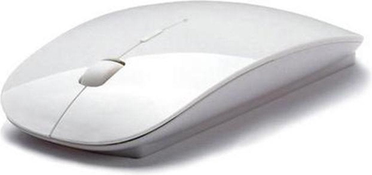Draadloze Muis 2.4G - 1000DP - Lichtgewicht Muis - Computeraccessoires - Ergonomische Muis - Wit - PC - Draadloze Technologie - Stille Knop