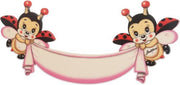 Naambord 2 lieveheersbeestjes roze | Bartolucci | 39