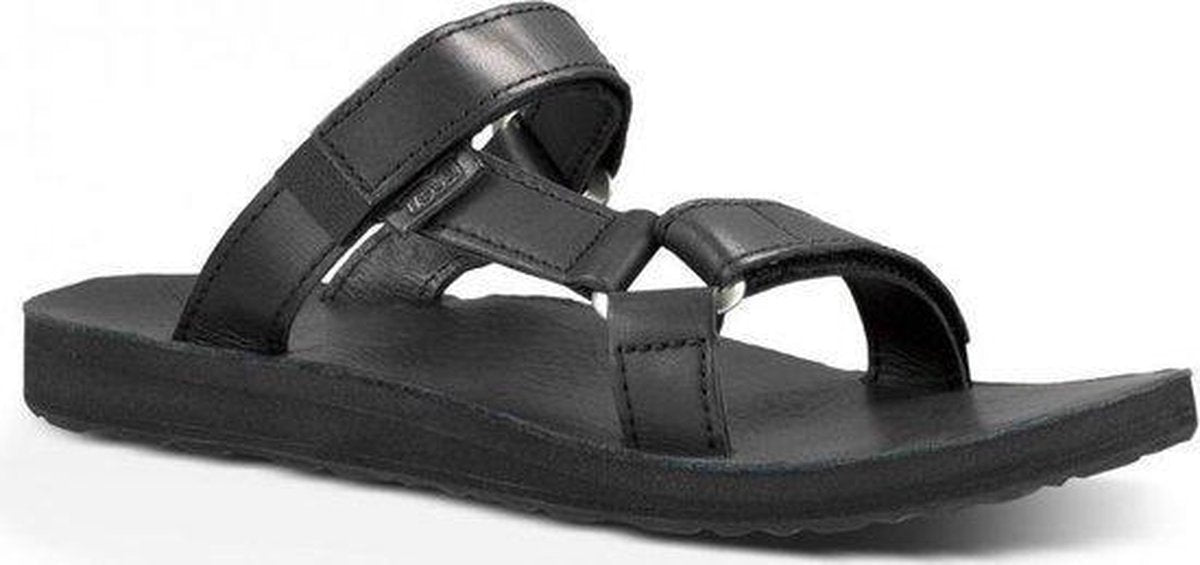 Teva Dames Universal Slide Leather Zwart Maat US6 EU37