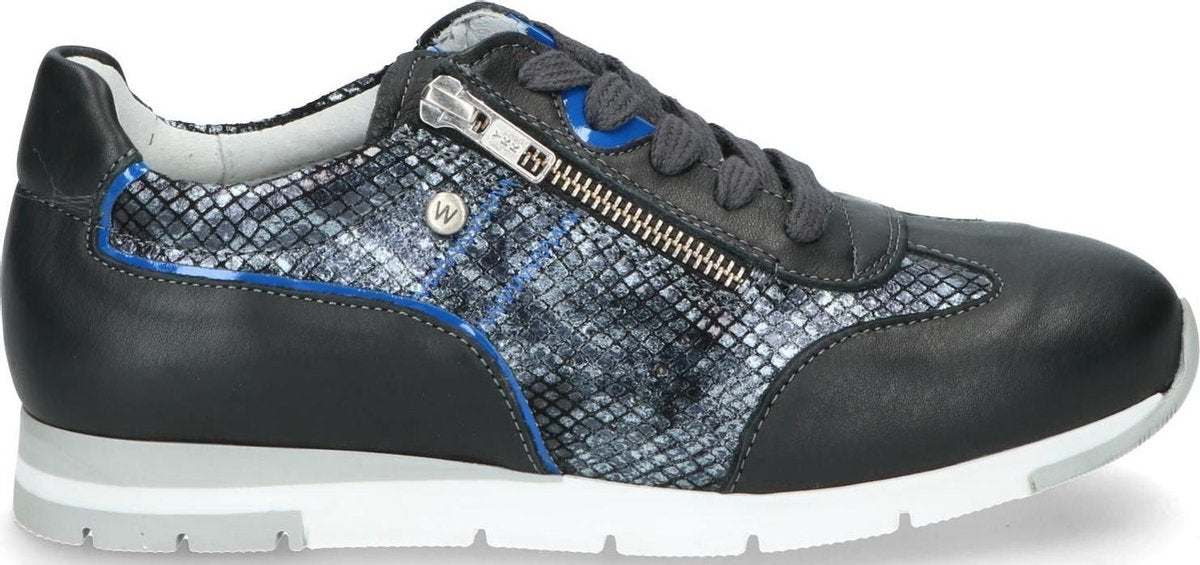 Wolky Yell XW Sneaker Dames Blauw / Multi / Zwart