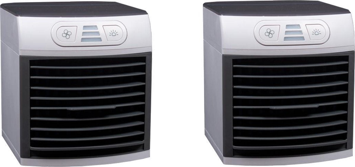 Deluxa Mini aircoolers - Luchtkoeler - Compact - 2 Stuks