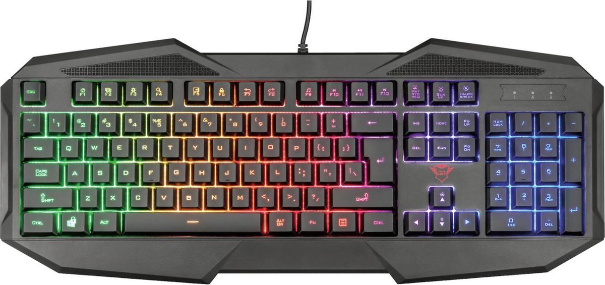 Trust Beginner GXT 1180RW - Gaming Bundle 4-in-1 - Keyboard - Headset - Mouse - Mousepad
