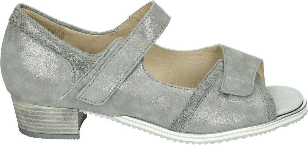 Verhulst 7355-11-49 - Volwassenen Sandalen met hakDames Sandalen - Kleur: Grijs - Maat: 40.5