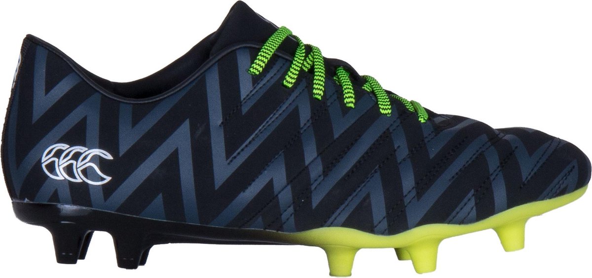 Canterbury Phoenix 2.0 FG Rugby Sportschoenen - Maat 47.5 - Mannen - zwart/grijs/groen