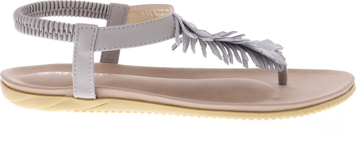 Mrch Label Sil Sandalen Dames - Slippers - Taupe - Maat 38
