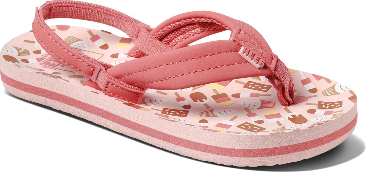 Reef Little Ahi Meisjes Slippers - Ice Cream Truck - Maat 21.22