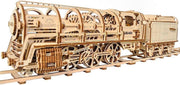 Ugears Houten Modelbouw - Locomotief