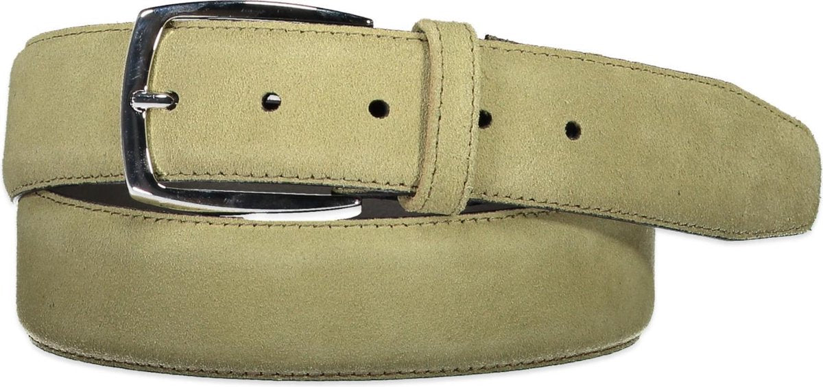 J.p.l.c. Riemen Groen  - Maat 95 - Heren - Never out of stock Collectie - Suède