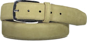 J.p.l.c. Riemen Groen  - Maat 95 - Heren - Never out of stock Collectie - Suède