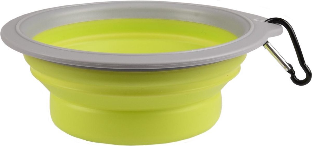 Reis eetpot bubo groen/grijs 625 ml Flamingo