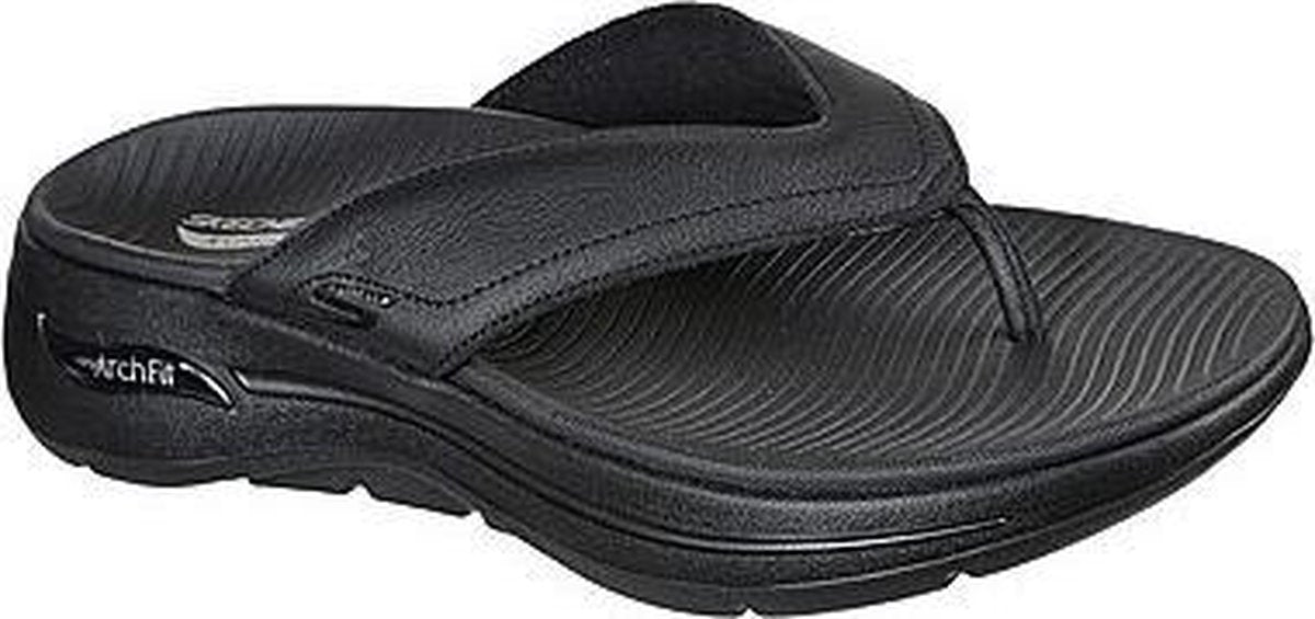 Skechers  - GO WALK ARCH FIT SANDAL - Mens - Black/Black - 44