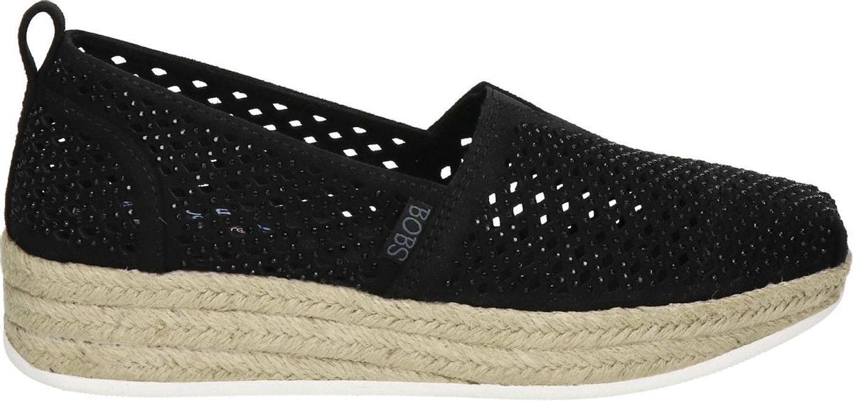 Bobs Highlights 2.0 dames espadrilles - Zwart - Maat 39