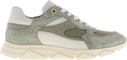 Tango | Kady 23-c light green combi sneaker - off white sole | Maat: 38